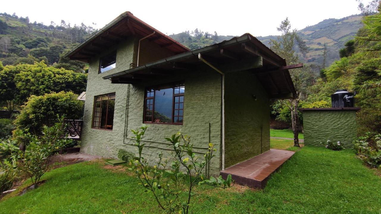 "Casa Verde" En Banos De Agua Santa Con Vista Al Volcan Tungurahua Dış mekan fotoğraf