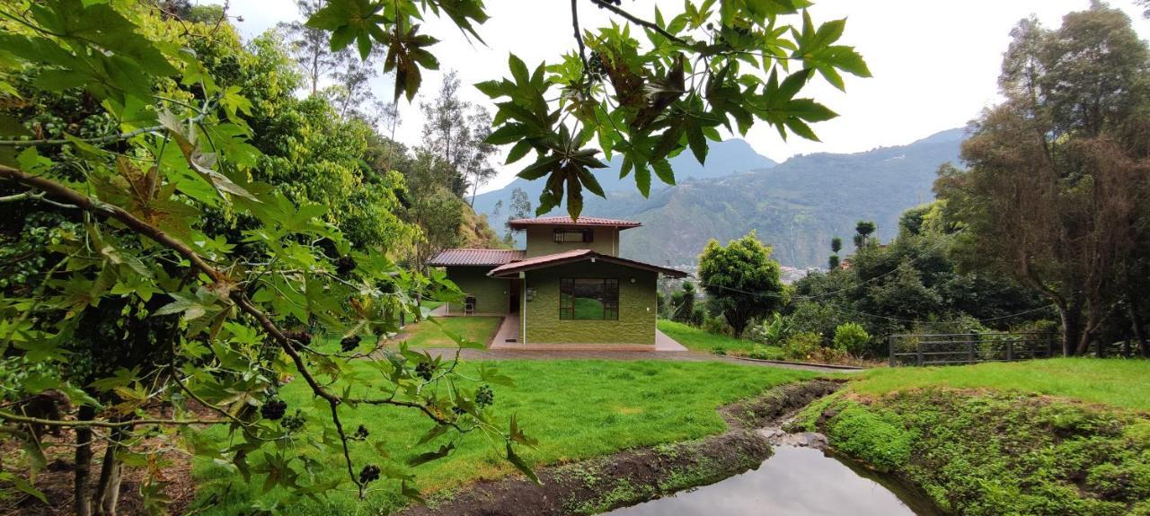 "Casa Verde" En Banos De Agua Santa Con Vista Al Volcan Tungurahua Dış mekan fotoğraf
