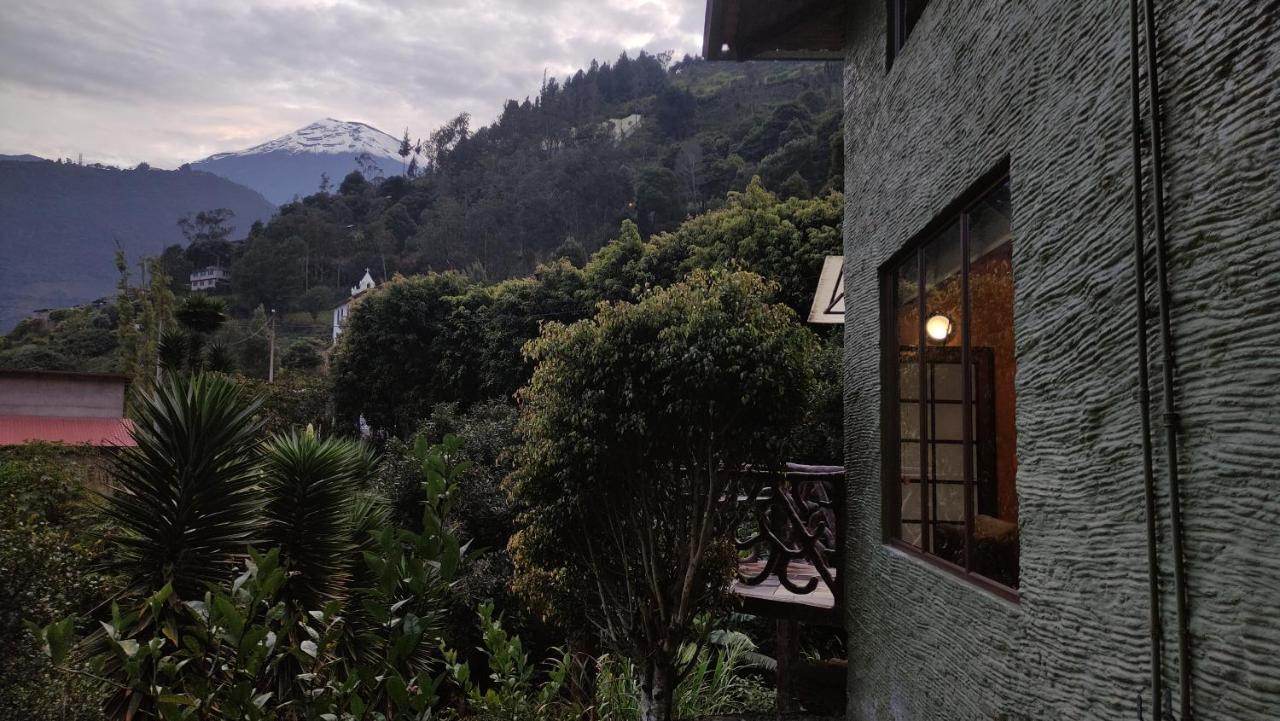 "Casa Verde" En Banos De Agua Santa Con Vista Al Volcan Tungurahua Dış mekan fotoğraf